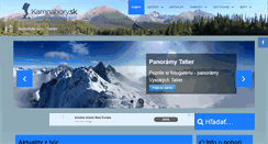 Desktop Screenshot of kamnahory.sk